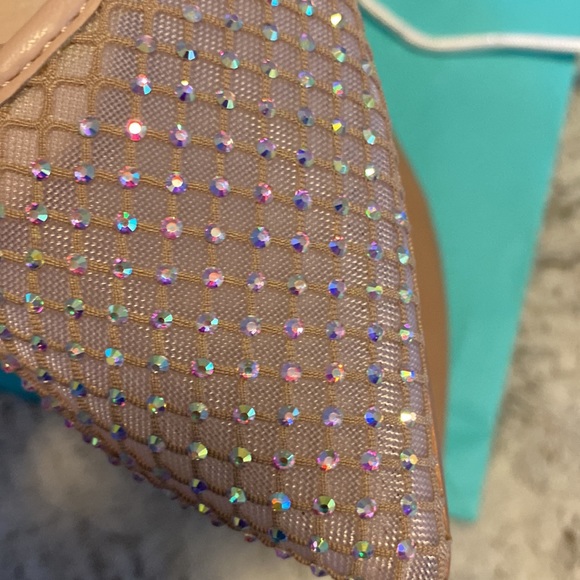 ASOS Rhinestone Mesh Flats NEW - Picture 4 of 6